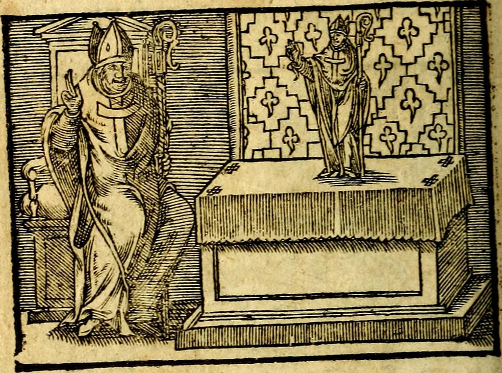 An illustration from Theodori Bezæ Vezelii Poëmata varia ..., 1599, leaf 311