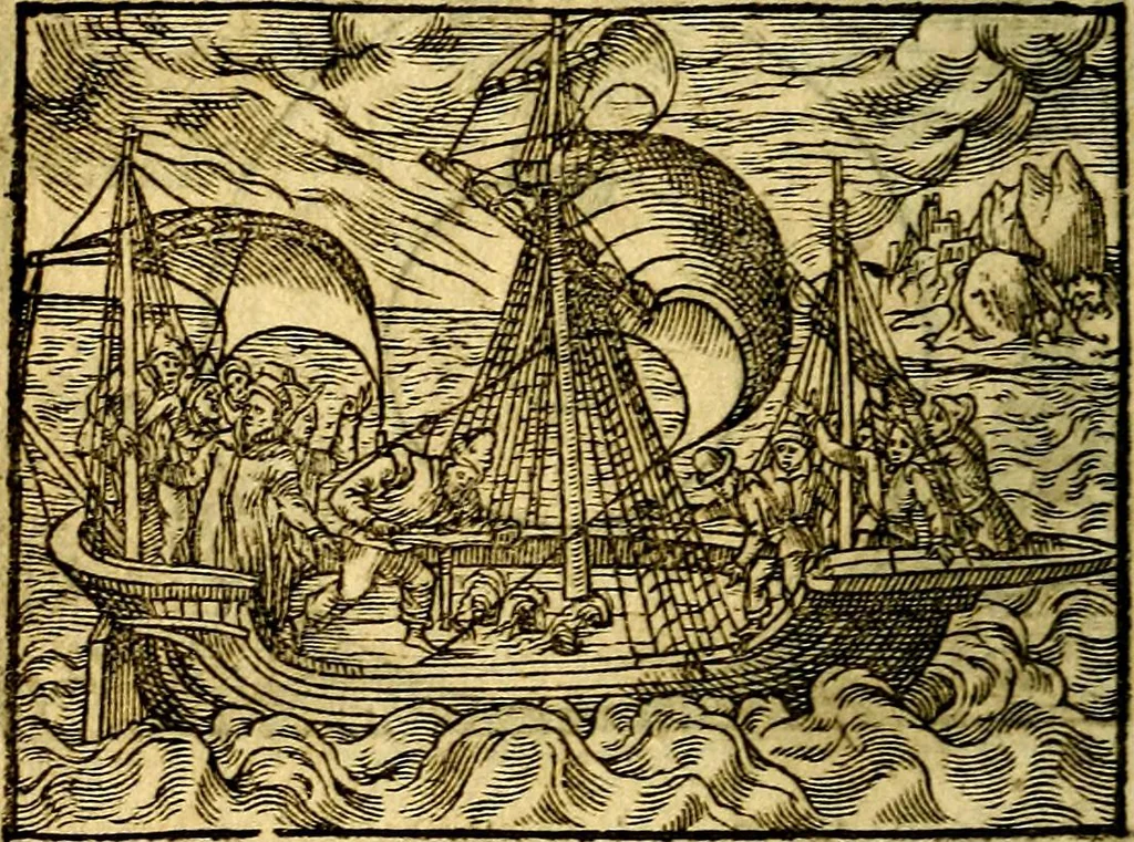 An illustration from Theodori Bezæ Vezelii Poëmata varia ..., 1599, leaf 317