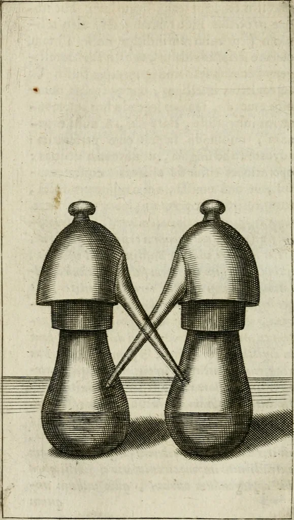 An illustration from Theodori Kerckringii doctoris medici Commentarius in Currum triumphalem antimonii Basilii Valentini : à se Latinitate donatum, 1671, leaf 239