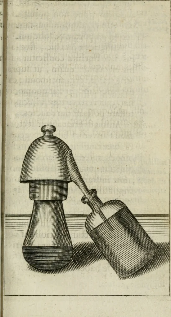 An illustration from Theodori Kerckringii doctoris medici Commentarius in Currum triumphalem antimonii Basilii Valentini : à se Latinitate donatum, 1671, leaf 320