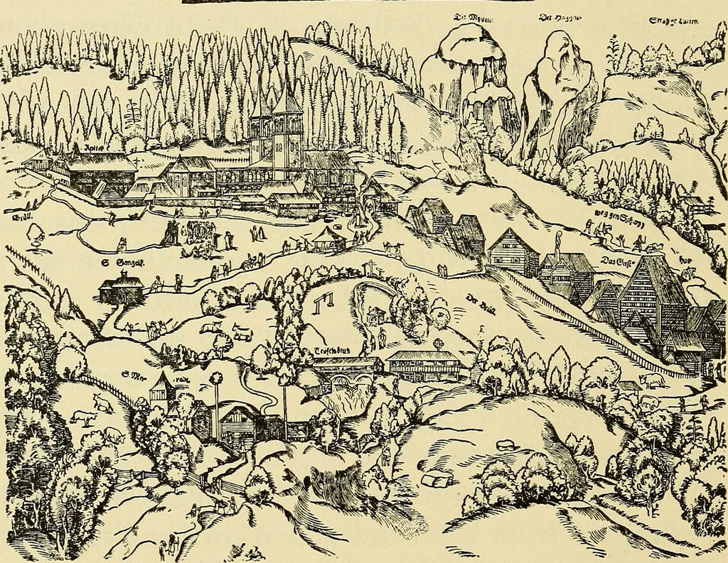 An illustration from Theophrastus Bombastus von Hohenheim called Paracelsus; his personality and influence as physician, chemist and reformer, 1920, leaf 25