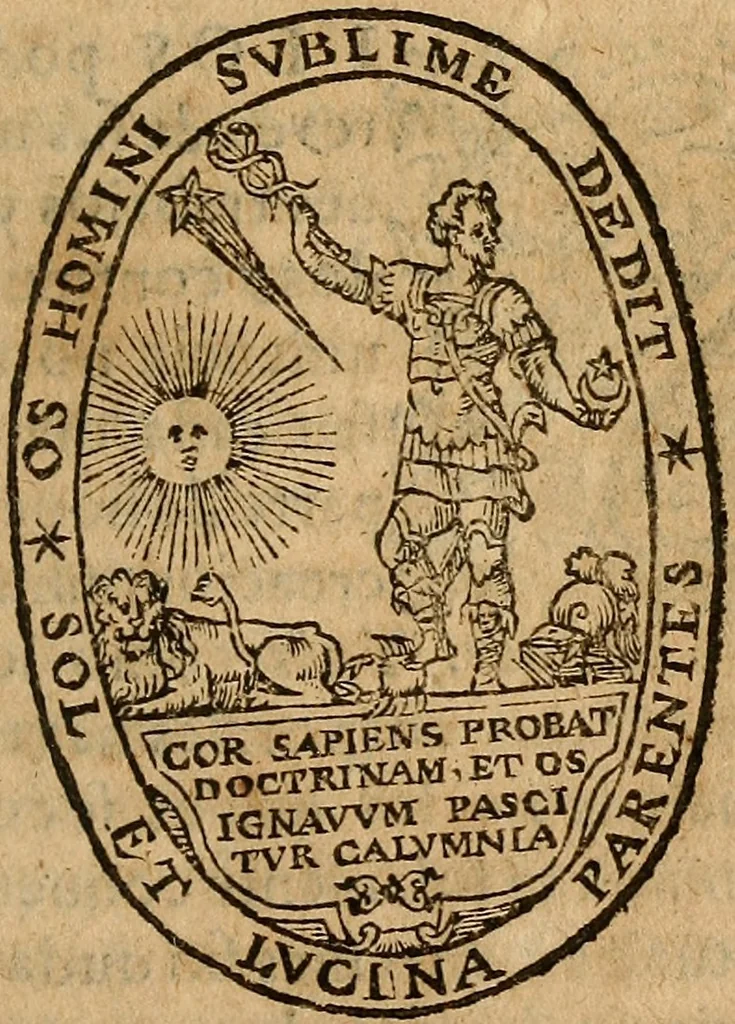 An illustration from Theorica de virtvdes en coplas y con commento., 1563, leaf 314