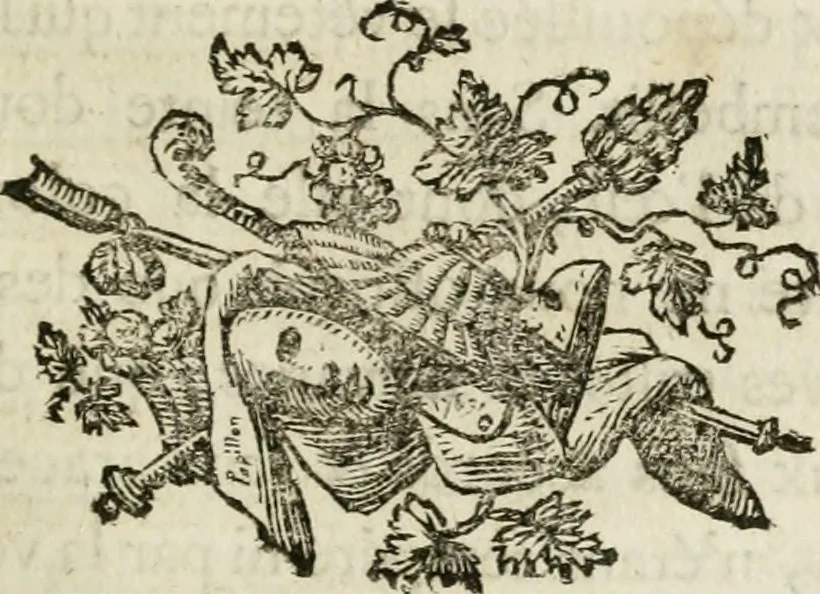 An illustration from Theórie des jardins, 1776, leaf 158
