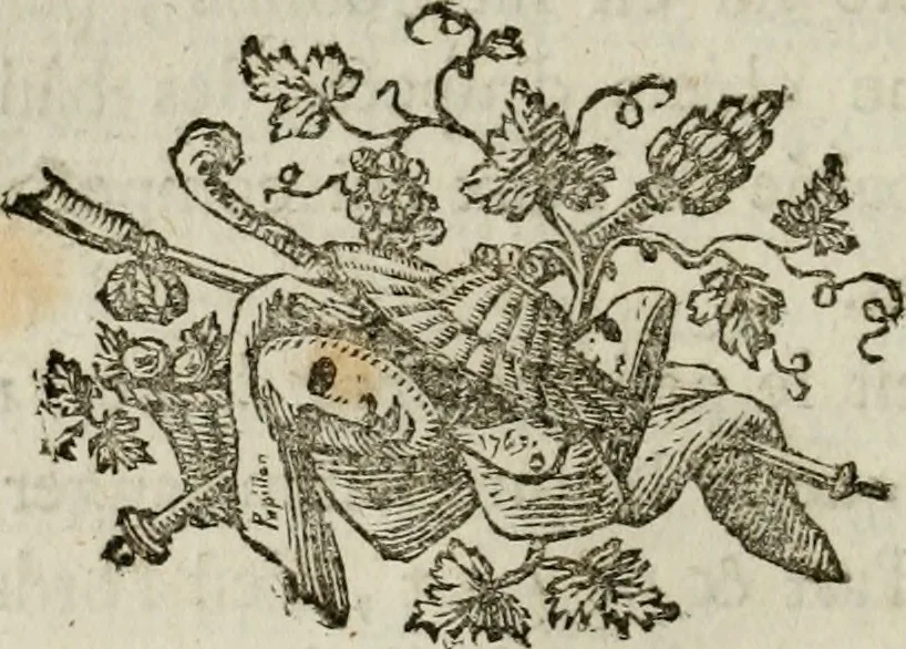 An illustration from Theórie des jardins, 1776, leaf 55