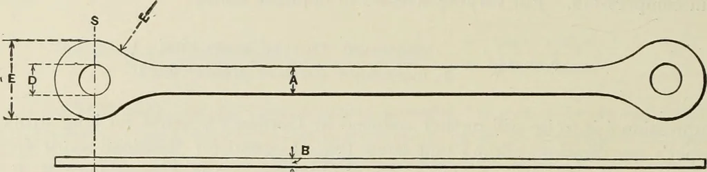 An illustration from The theory and practice of modern framed structures : designed for the use of schools, and for engineers in professional practice, 1897, leaf 271