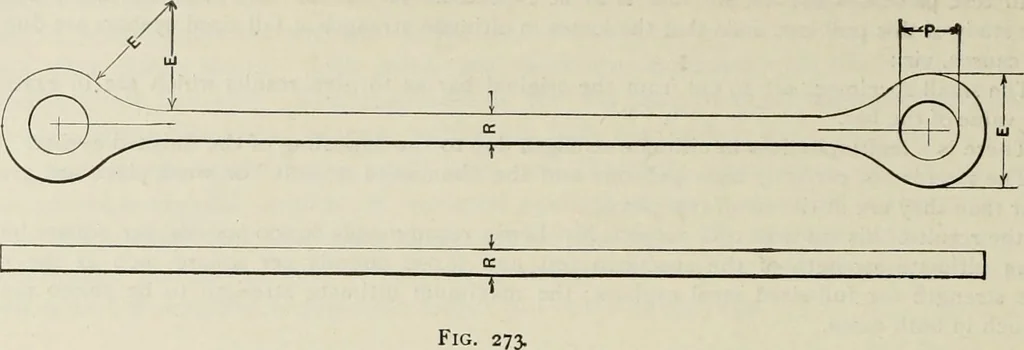 An illustration from The theory and practice of modern framed structures : designed for the use of schools, and for engineers in professional practice, 1897, leaf 273