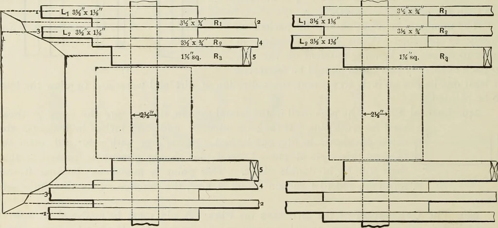 An illustration from The theory and practice of modern framed structures : designed for the use of schools, and for engineers in professional practice, 1897, leaf 295