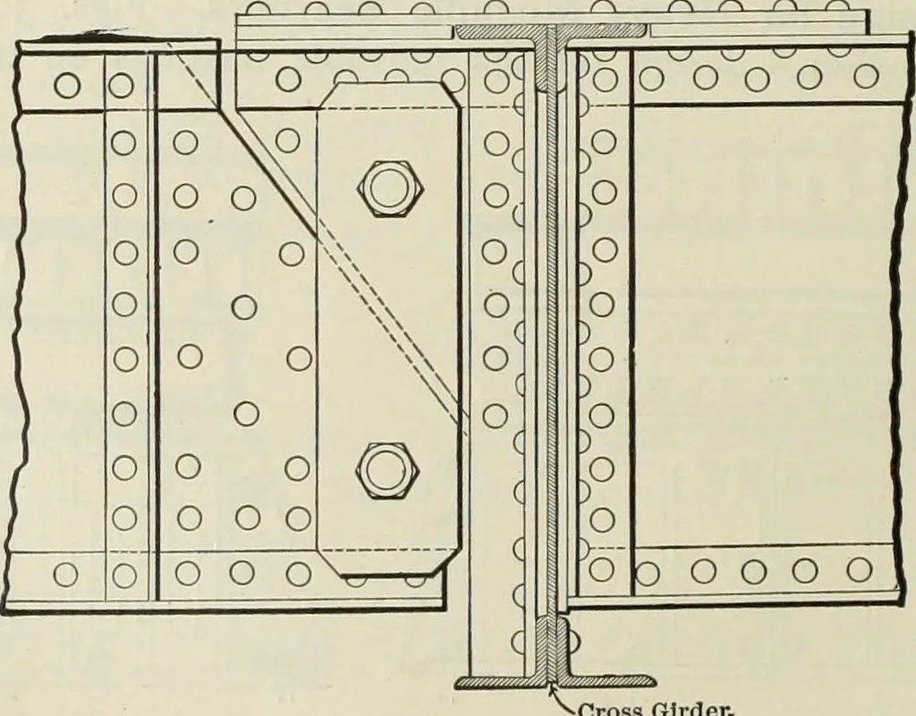 An illustration from The theory and practice of modern framed structures : designed for the use of schools, and for engineers in professional practice, 1897, leaf 303