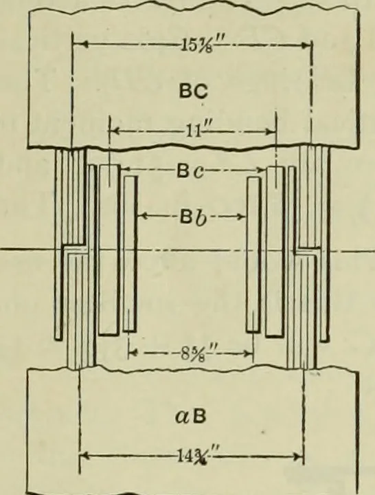 An illustration from The theory and practice of modern framed structures : designed for the use of schools, and for engineers in professional practice, 1897, leaf 358