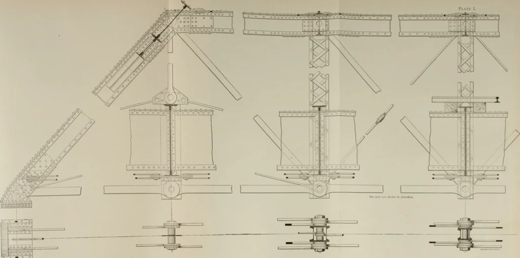 An illustration from The theory and practice of modern framed structures : designed for the use of schools, and for engineers in professional practice, 1897, leaf 368