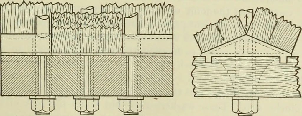 An illustration from The theory and practice of modern framed structures : designed for the use of schools, and for engineers in professional practice, 1897, leaf 384
