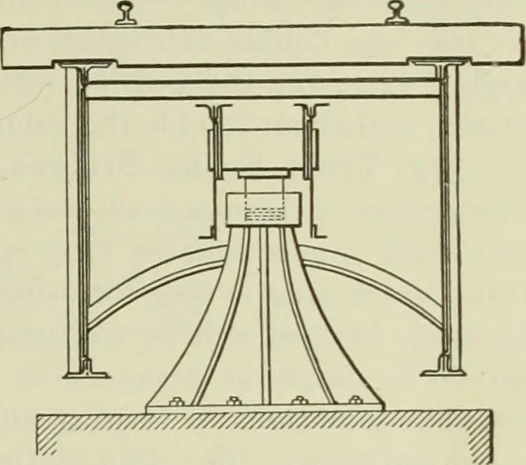 An illustration from The theory and practice of modern framed structures : designed for the use of schools, and for engineers in professional practice, 1897, leaf 398