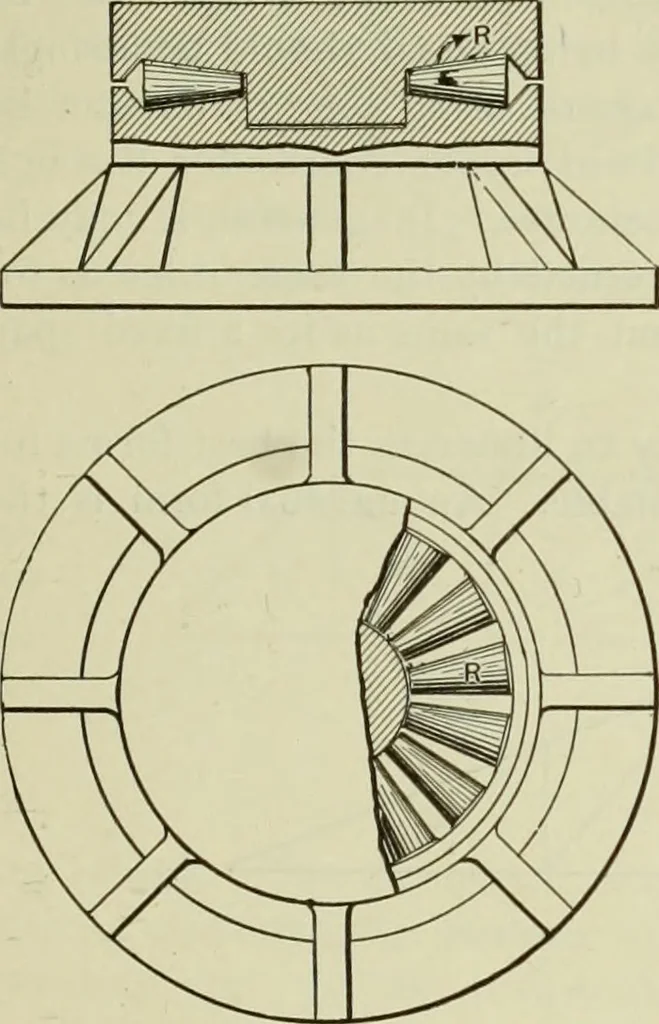 An illustration from The theory and practice of modern framed structures : designed for the use of schools, and for engineers in professional practice, 1897, leaf 398