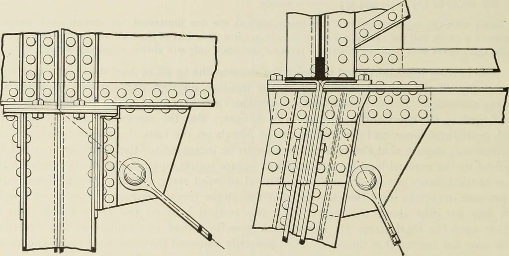 An illustration from The theory and practice of modern framed structures : designed for the use of schools, and for engineers in professional practice, 1897, leaf 445