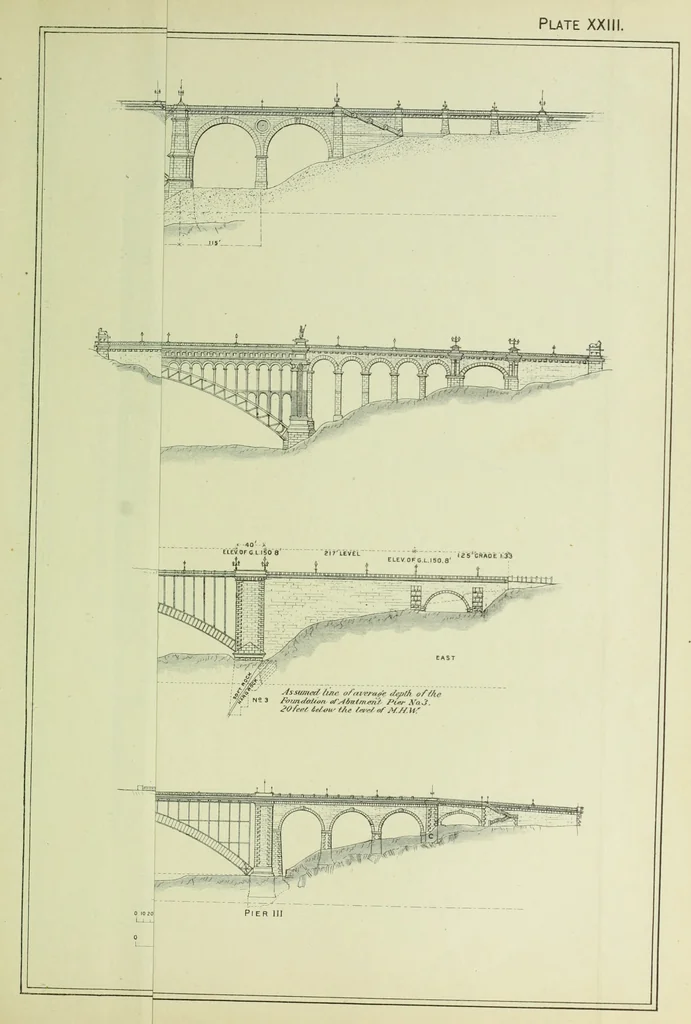 An illustration from The theory and practice of modern framed structures : designed for the use of schools, and for engineers in professional practice, 1897, leaf 491