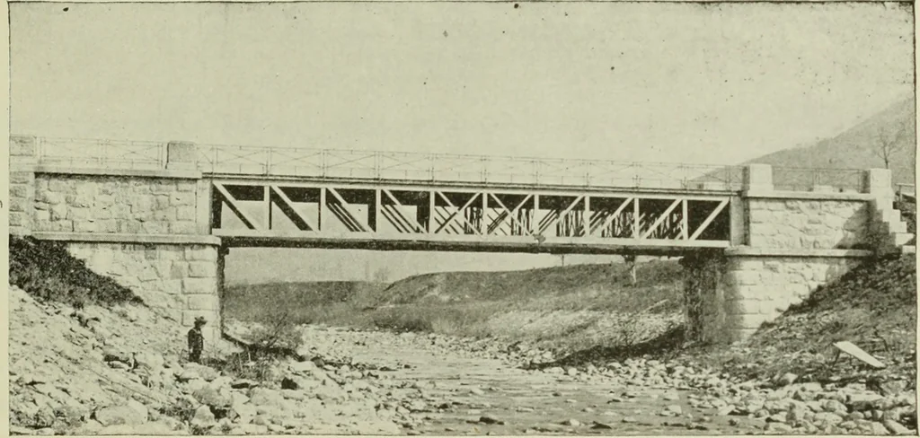 An illustration from The theory and practice of modern framed structures : designed for the use of schools, and for engineers in professional practice, 1897, leaf 499