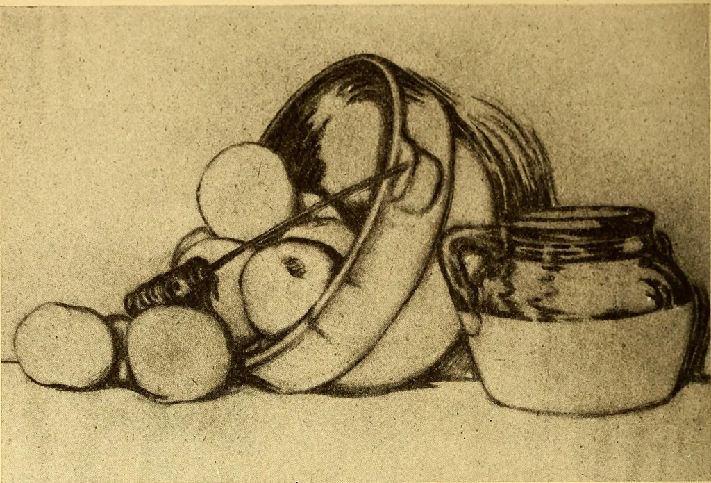 An illustration from Theory and practice of teaching art, 1912, leaf 61