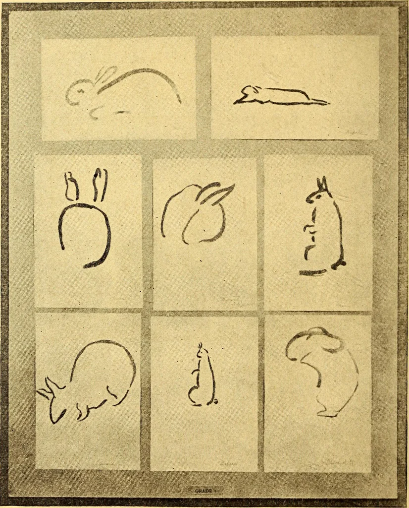 An illustration from Theory and practice of teaching art, 1912, leaf 75
