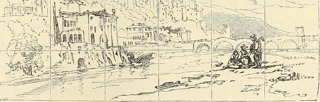 An illustration from The theory and practice of landscape painting in water-colours. Illustrated by a series of twenty-six drawings and diagrams in colours, and numerous woodcuts, 1871, leaf 102