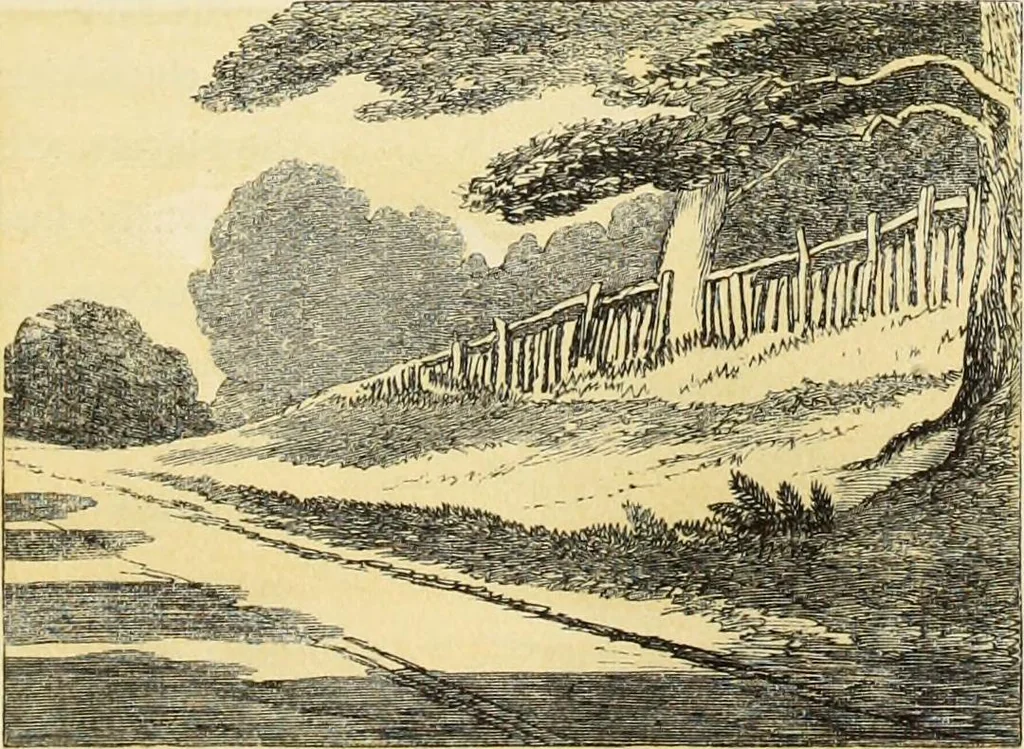An illustration from The theory and practice of landscape painting in water-colours. Illustrated by a series of twenty-six drawings and diagrams in colours, and numerous woodcuts, 1871, leaf 126