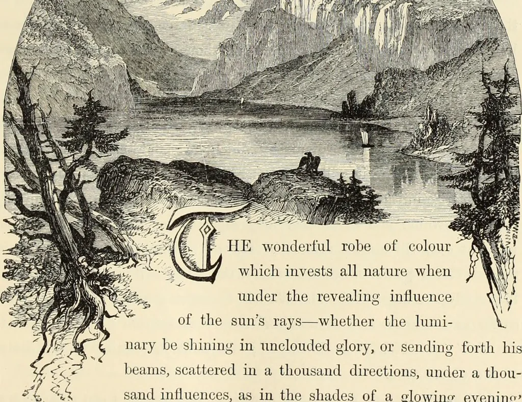 An illustration from The theory and practice of landscape painting in water-colours. Illustrated by a series of twenty-six drawings and diagrams in colours, and numerous woodcuts, 1871, leaf 20