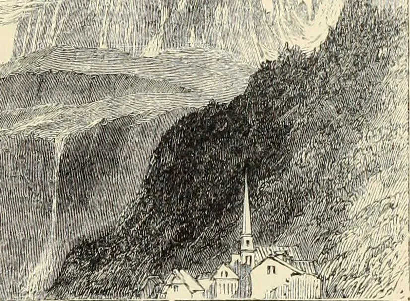 An illustration from The theory and practice of landscape painting in water-colours. Illustrated by a series of twenty-six drawings and diagrams in colours, and numerous woodcuts, 1871, leaf 262