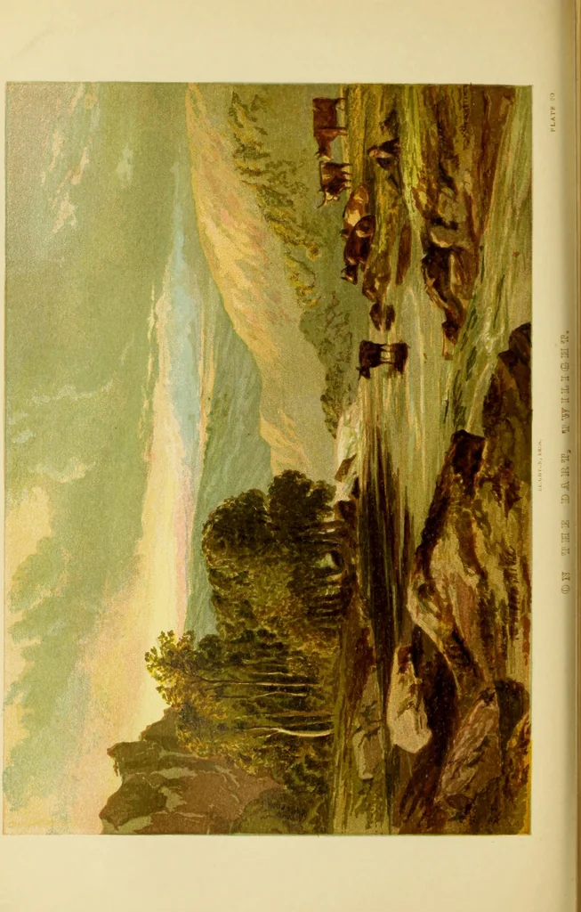 An illustration from The theory and practice of landscape painting in water-colours. Illustrated by a series of twenty-six drawings and diagrams in colours, and numerous woodcuts, 1871, leaf 291