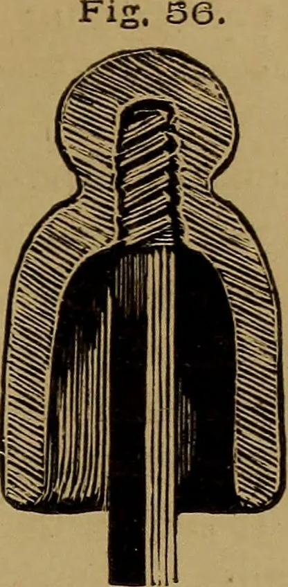 An illustration from Theory and practice of the electric telegraph; a manual for operators and students, 1875, leaf 142
