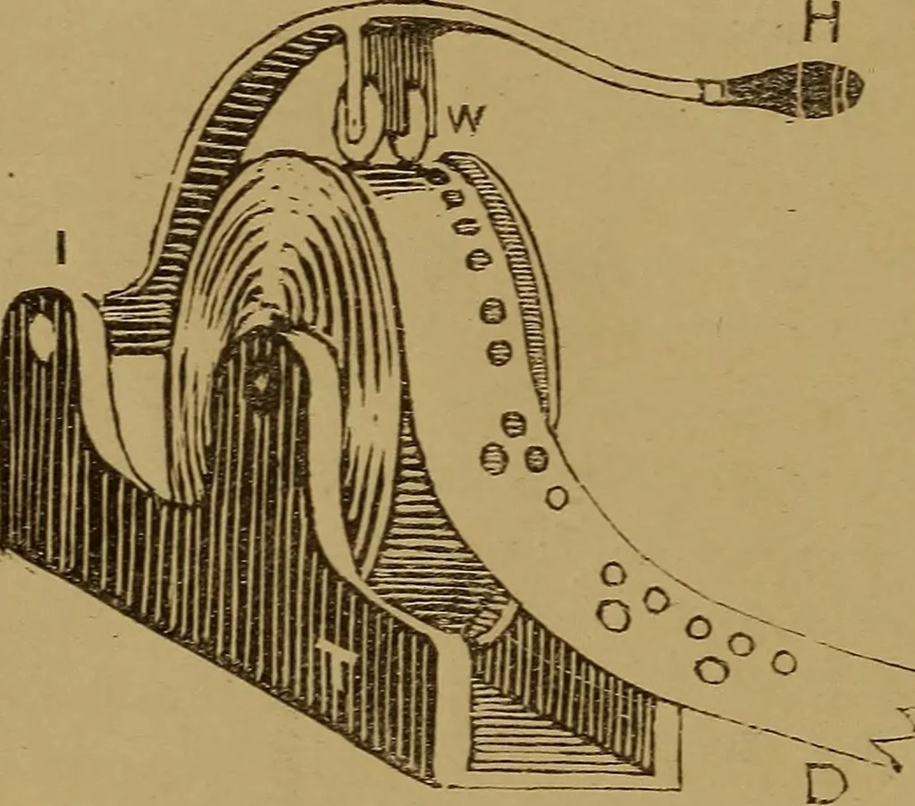 An illustration from Theory and practice of the electric telegraph; a manual for operators and students, 1875, leaf 157