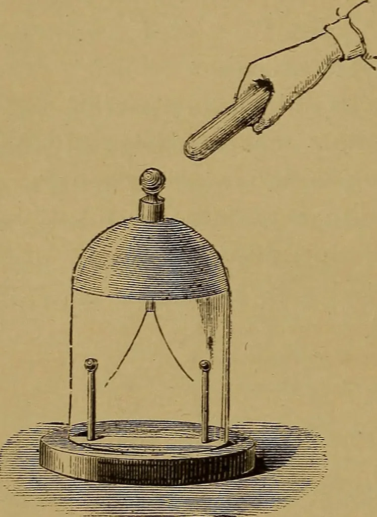 An illustration from Theory and practice of the electric telegraph; a manual for operators and students, 1875, leaf 31