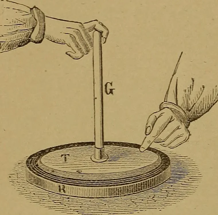 An illustration from Theory and practice of the electric telegraph; a manual for operators and students, 1875, leaf 41