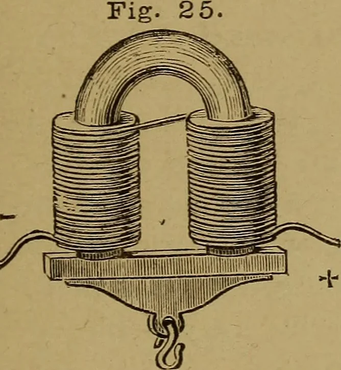 An illustration from Theory and practice of the electric telegraph; a manual for operators and students, 1875, leaf 58