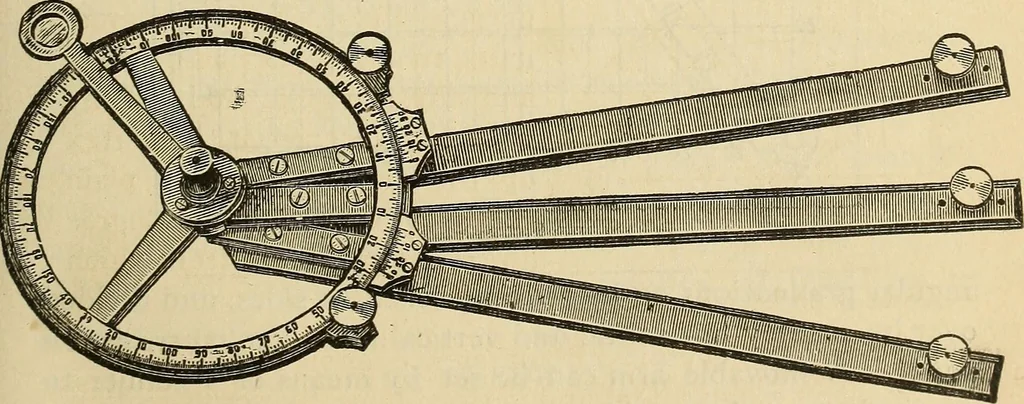 An illustration from The theory and practice of surveying. Designed for the use of surveyors and engineers generally, but especially for the use of students in engineering, 1886, leaf 198