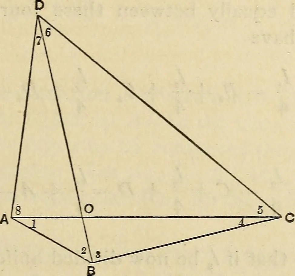 An illustration from The theory and practice of surveying. Designed for the use of surveyors and engineers generally, but especially for the use of students in engineering, 1886, leaf 526