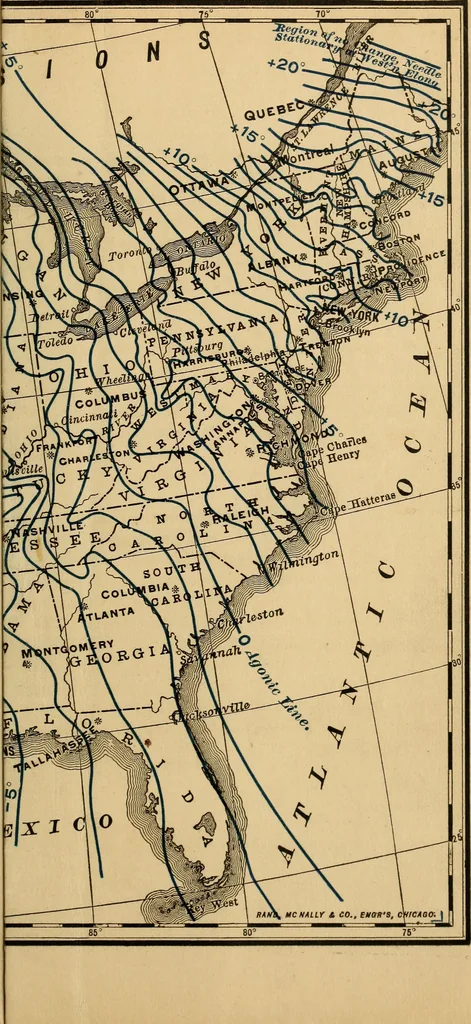 An illustration from The theory and practice of surveying. Designed for the use of surveyors and engineers generally, but especially for the use of students in engineering, 1886, leaf 608