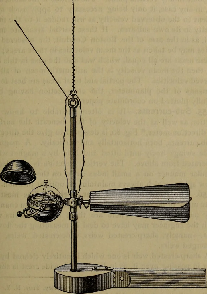 An illustration from The theory and practice of surveying. Designed for the use of surveyors and engineers generally, but especially for the use of students in engineering, 1886, leaf 344