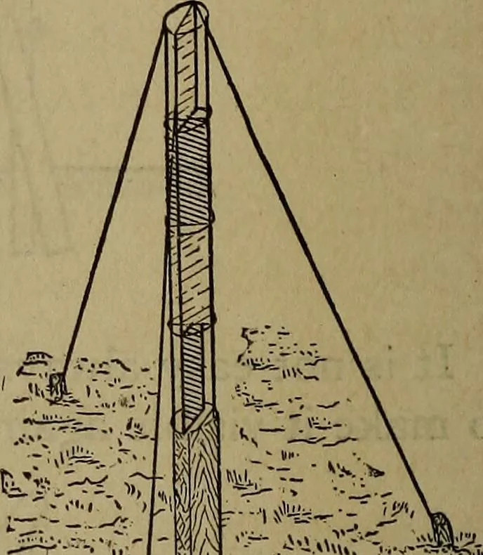 An illustration from The theory and practice of surveying. Designed for the use of surveyors and engineers generally, but especially for the use of students in engineering, 1886, leaf 469