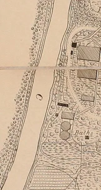 An illustration from The theory and practice of surveying. Designed for the use of surveyors and engineers generally, but especially for the use of students in engineering, 1886, leaf 616