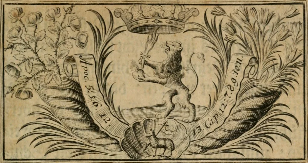An illustration from Theosophia revelata, das ist, Alle göttliche Schriften, 1730, leaf 10