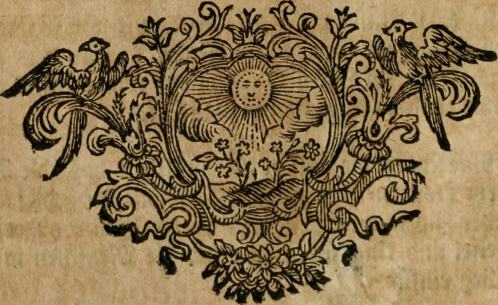 An illustration from Theosophia revelata, das ist, Alle göttliche Schriften, 1730, leaf 35