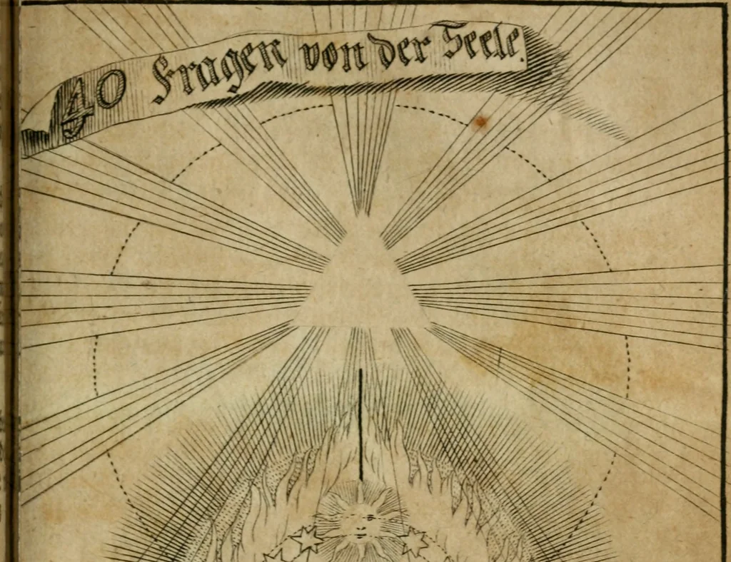 An illustration from Theosophia revelata, das ist, Alle göttliche Schriften, 1730, leaf 356