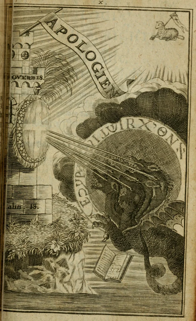 An illustration from Theosophia revelata, das ist, Alle göttliche Schriften, 1730, leaf 1186