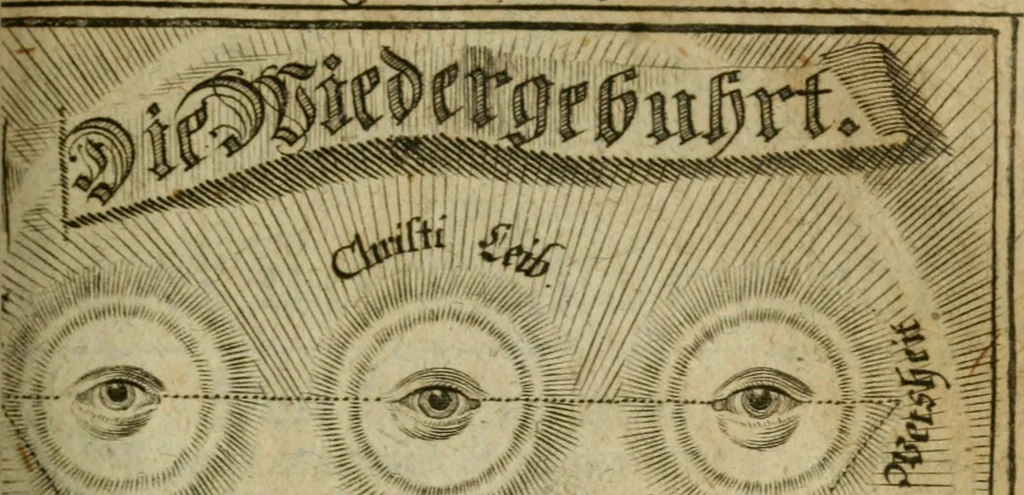 An illustration from Theosophia revelata, das ist, Alle göttliche Schriften, 1730, leaf 676