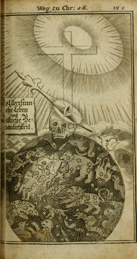 An illustration from Theosophia revelata, das ist, Alle göttliche Schriften, 1730, leaf 714
