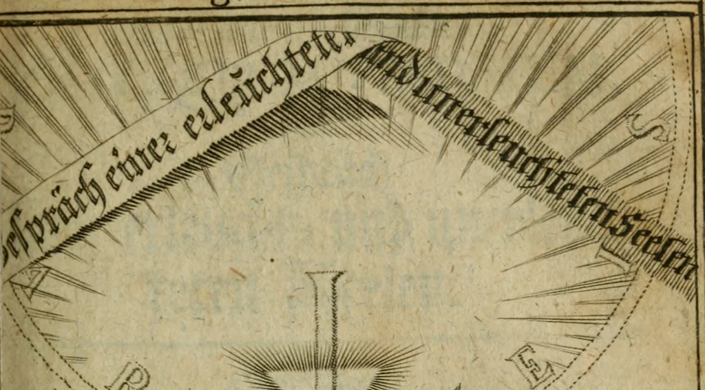 An illustration from Theosophia revelata, das ist, Alle göttliche Schriften, 1730, leaf 778