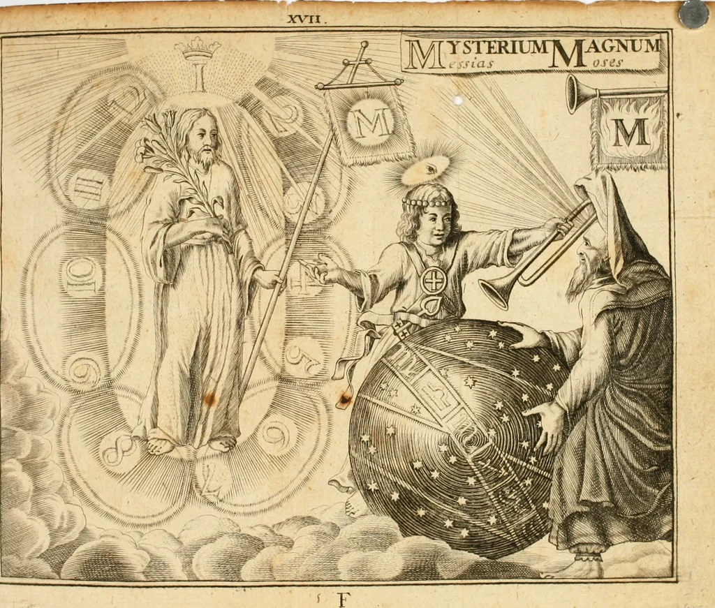 An illustration from Theosophia revelata, das ist, Alle göttliche Schriften, 1730, leaf 611