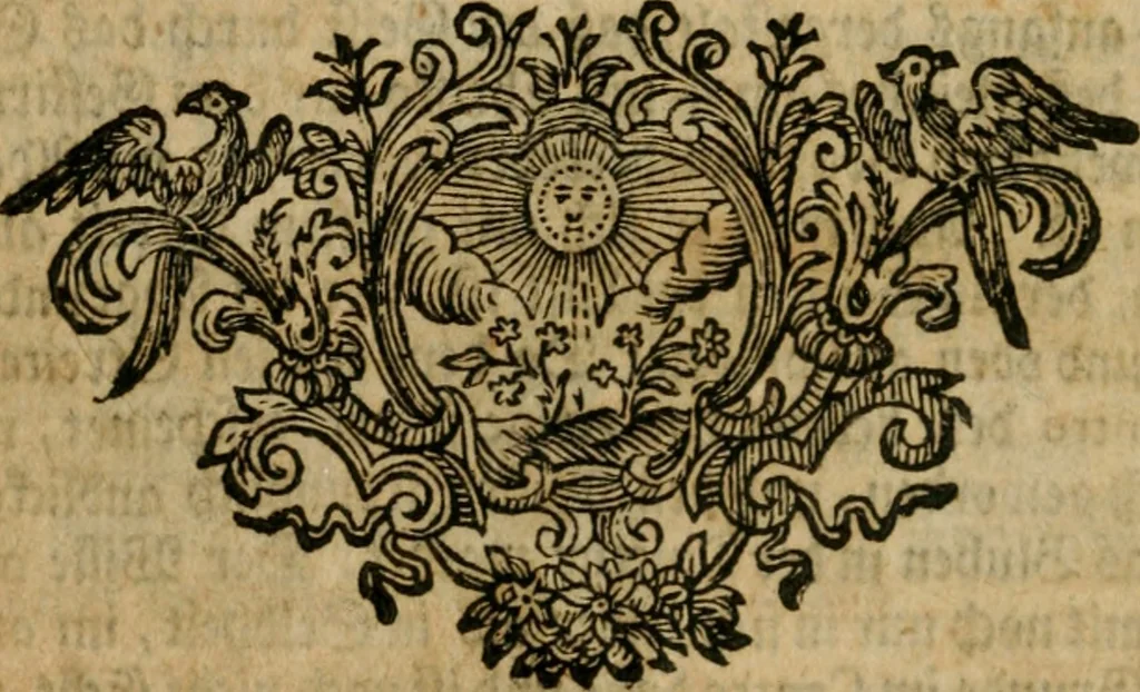 An illustration from Theosophia revelata, das ist, Alle göttliche Schriften, 1730, leaf 319