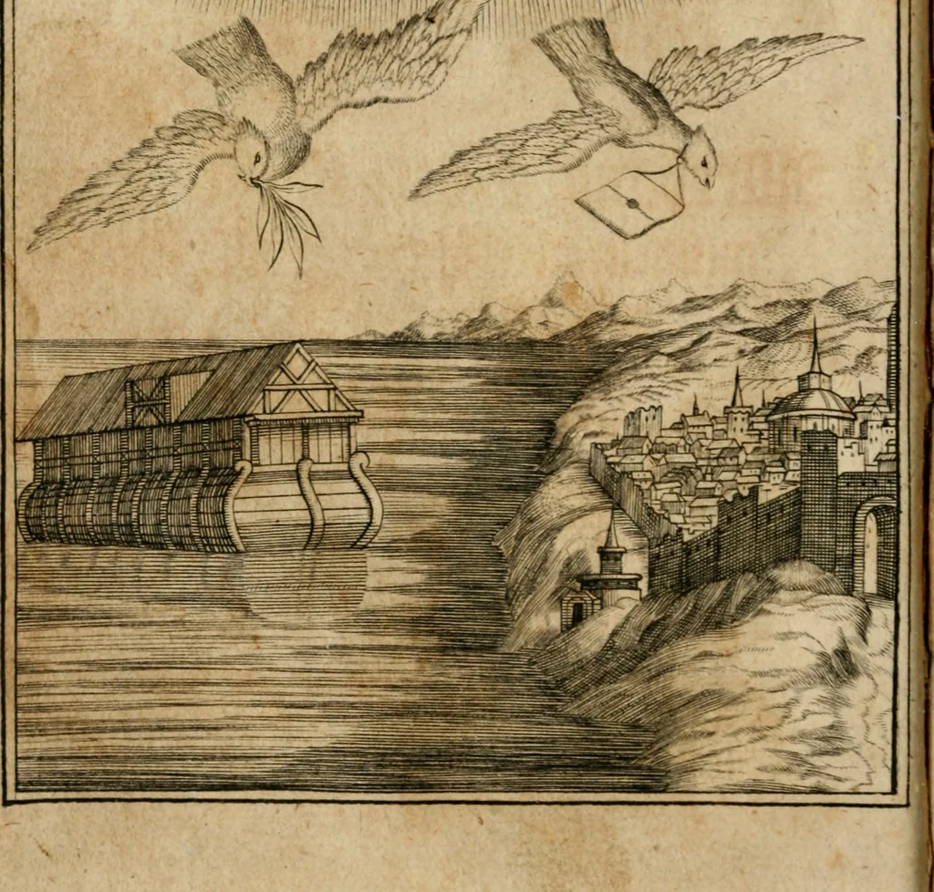 An illustration from Theosophia revelata, das ist, Alle göttliche Schriften, 1730, leaf 9