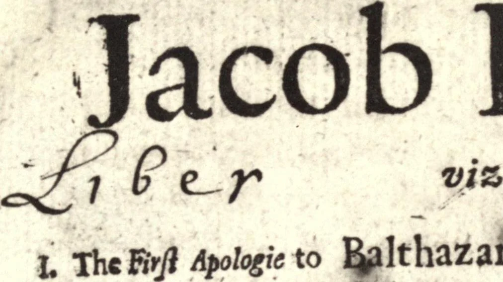 An illustration from The remainder of books written by Jacob Behme, viz. I. The first apologie to Balthazar Tylcken ... II. The second apologie in answer to Balthazar Tylcken ... III. The fouer complexions ... IV. The considerations upon Esaiah Stiefel's booke concerning the threefold state of man and the new birth ... V. The apologie in answer to Esaiah Stiefel concerning perfection ... VI. The apologie in answer to Gregory Rickter ... for the way to Christ ... VII. Twenty five epistles more than the 35. formerly printed in English, with 2 ... which make 62 in all, also 1 epistle more of his own hand writing, and 1. of Dr. Charles Weisners, relating much of J.B.'s life. Englished by John Sparrow, 1662, leaf 6