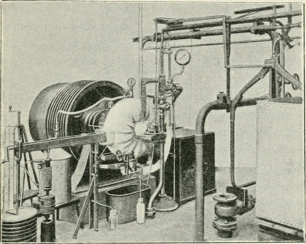An illustration from The thermal measurement of energy. Lectures delivered at the Philosophical Hall, Leeds, 1901, leaf 84